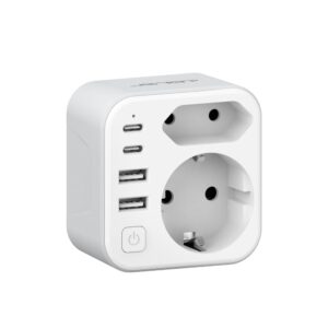 Adaptador de enchufe USA/Canadá con USB