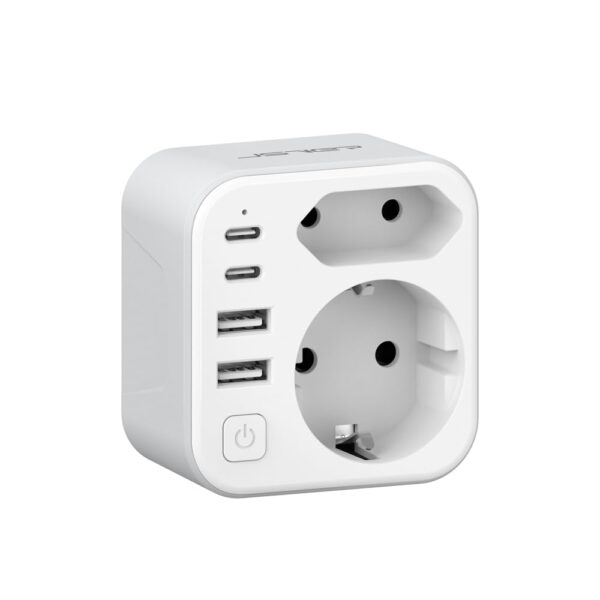 Adaptador de enchufe USA/Canadá con USB