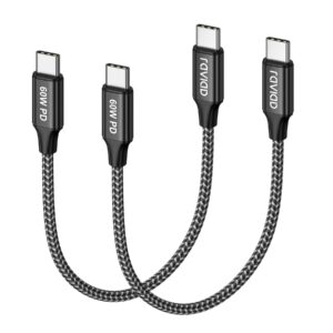 Cable USB-C corto reforzado 30 cm