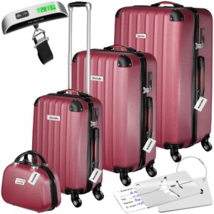 Set de 3 maletas rígidas apilables