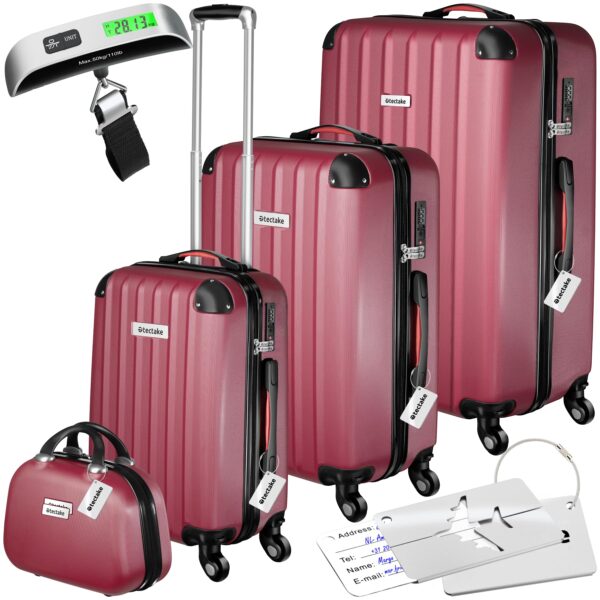 Set de 3 maletas rígidas apilables
