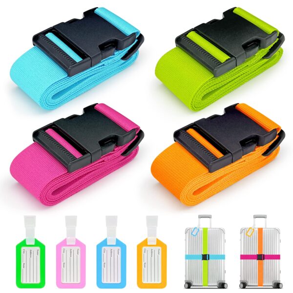 Pack de correas identificativas para maleta